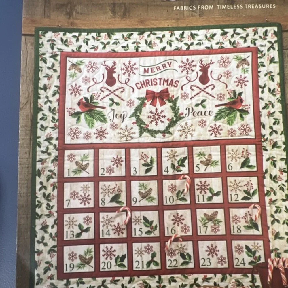 Annie's Holiday Quilters Club Advent Calendar,‎ Timeless Treasures Christmas New